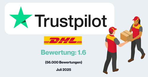 DHL Trustpilot Bewertung