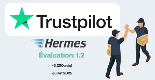 Hermes Trustpilot evaluation