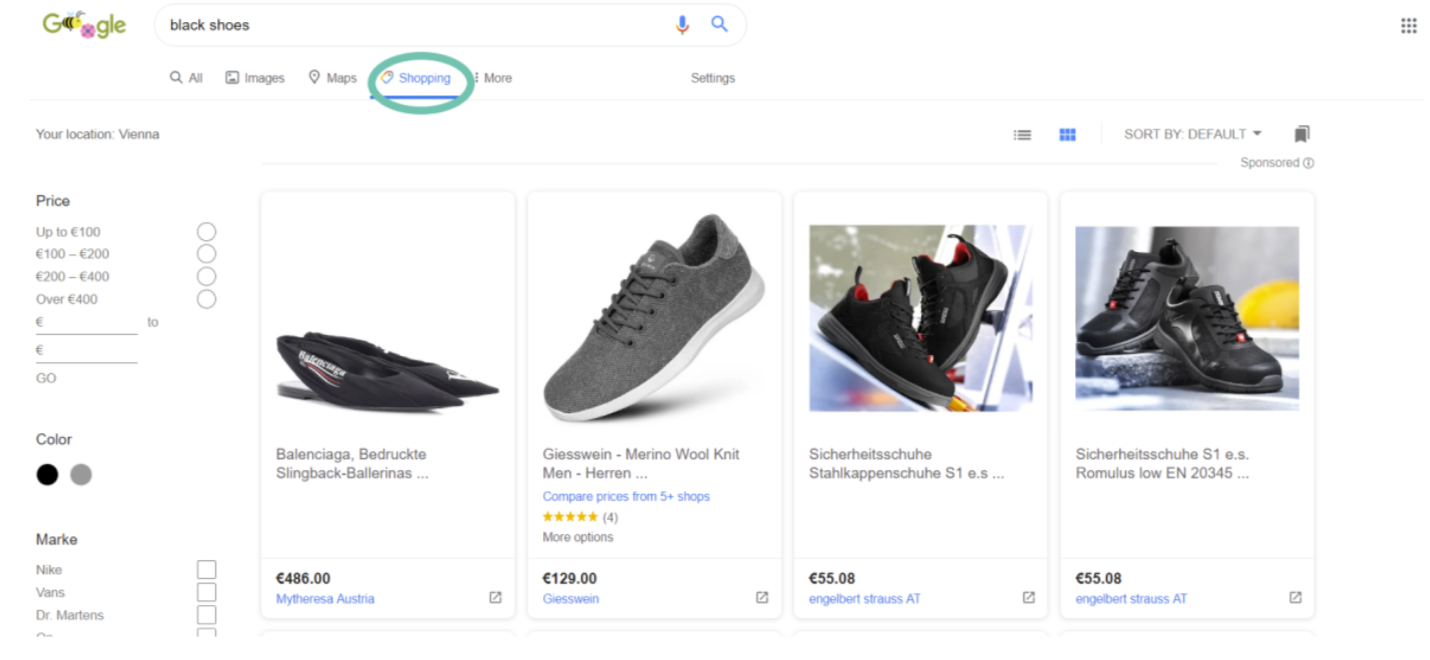 Google-Shopping-Tab-shoe
