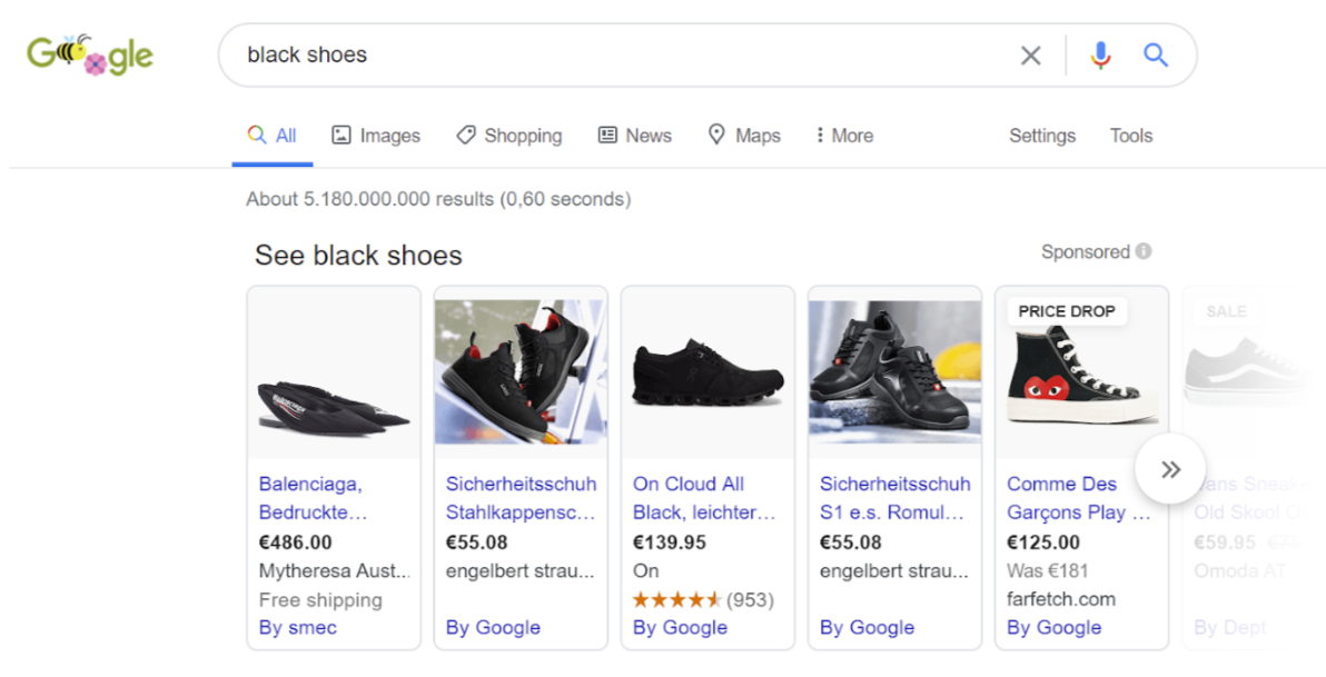 Google-Shopping-SERP-shoe