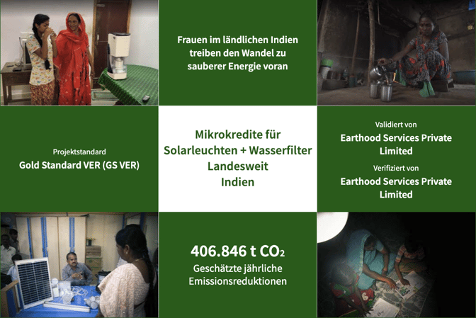 Kompensationsprojekt 2023 - Indien