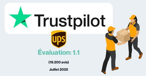 UPS Trustpilot evaluation